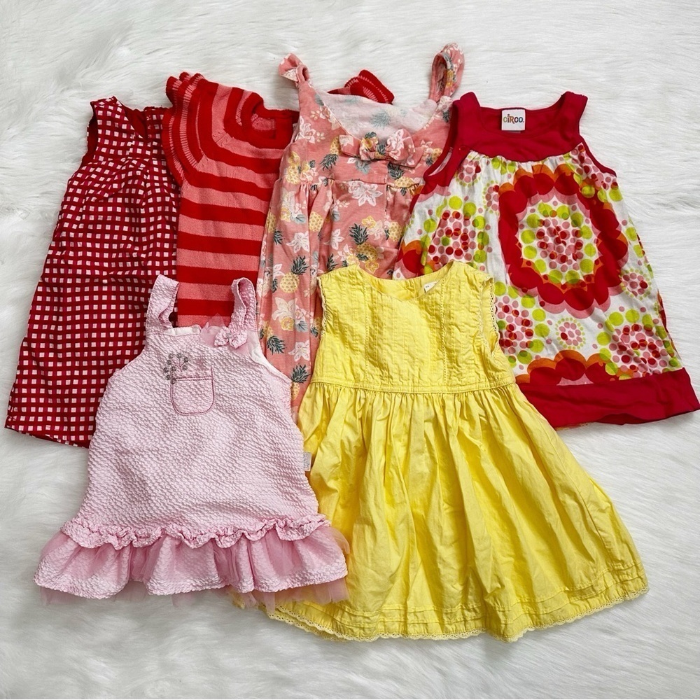 Girls Toddler Size 2T BUNDLE (6) Summer Dress